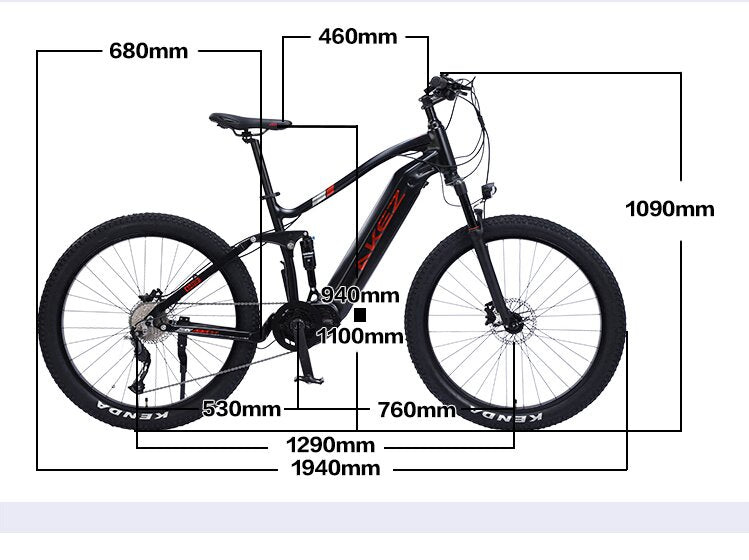 AKEZ Bafang Mid Motor E-Bike