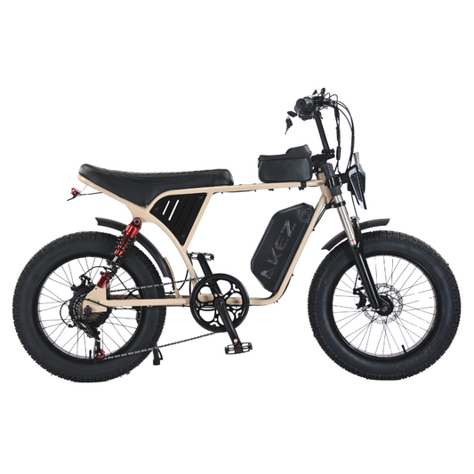 AKEZ X7 48V 750W Fat Tire Electric Bike | 20" Tires, 30 MPH Top Speed