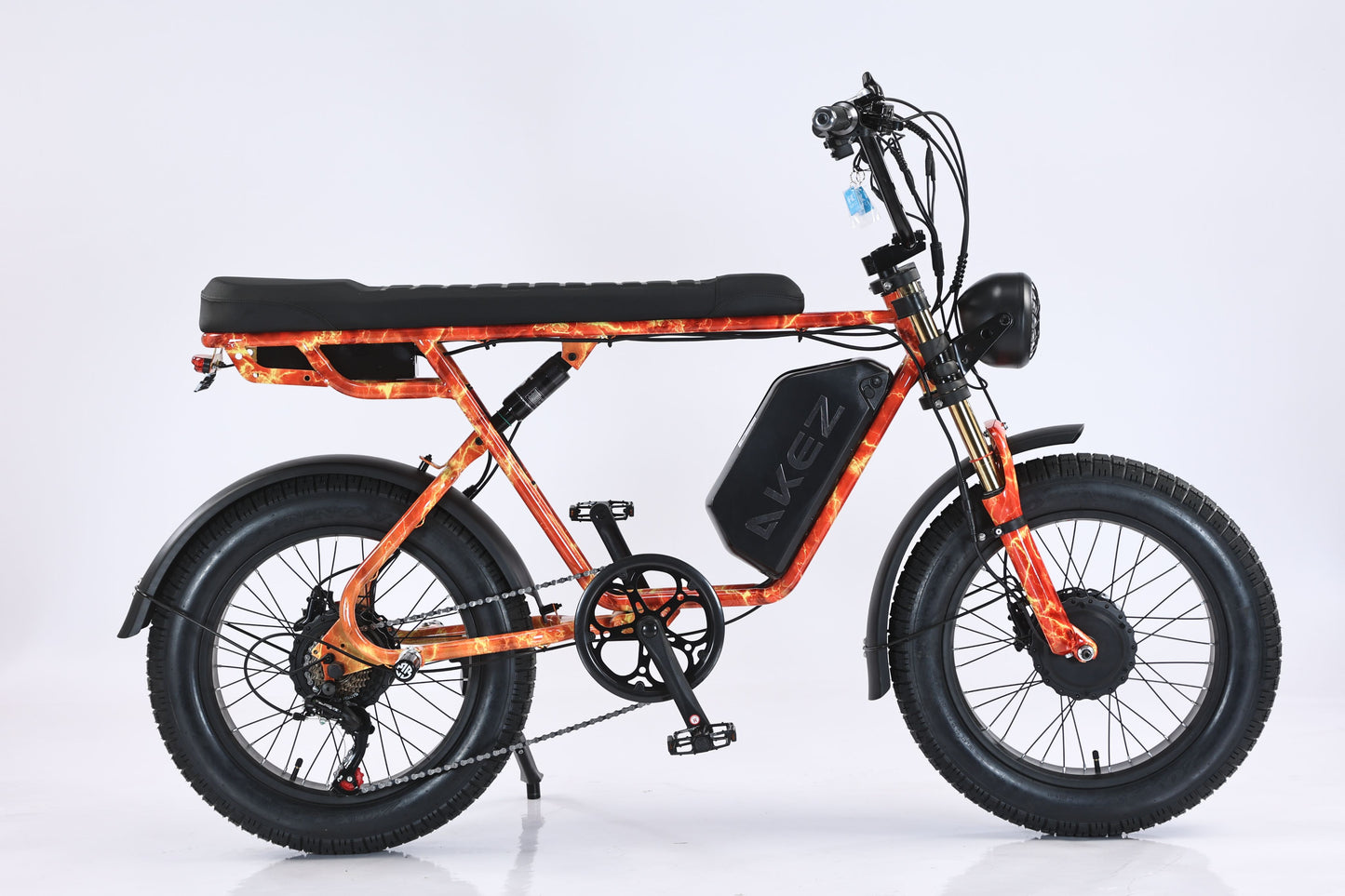 AKEZ S1 MAX 48V 750W*2 Dual Motor Fat Tire E-Bike | 20" Tires, 50 KM/H Top Speed
