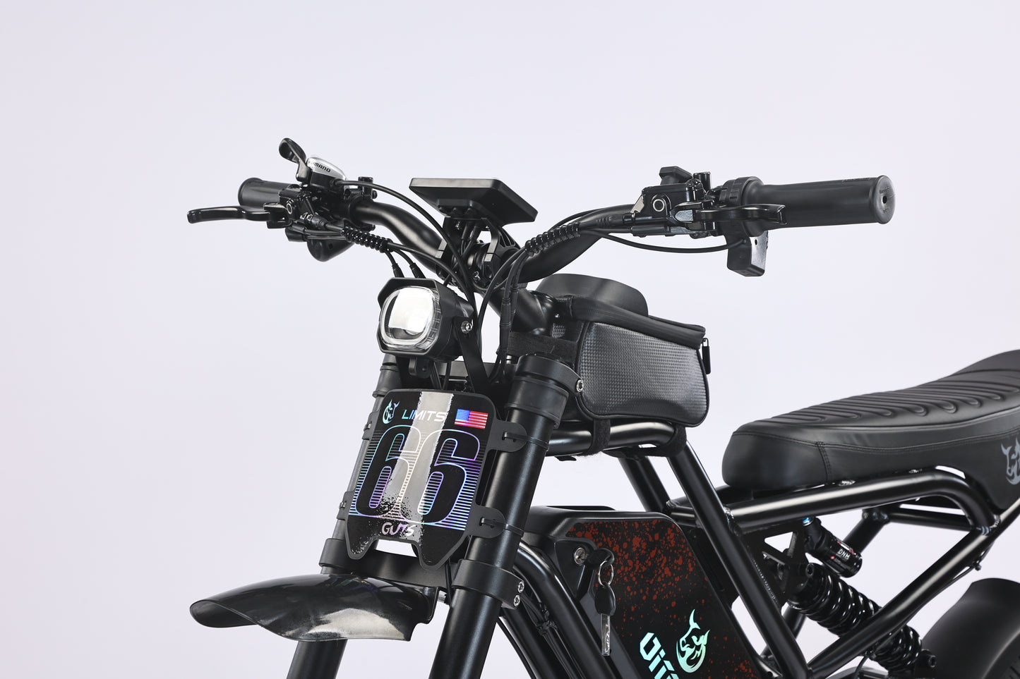 AKEZ DITON D9 52V 1500W Fat Tire E-Bike | 20" Tires, 55 KM/H Top Speed