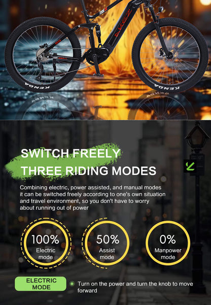 AKEZ Bafang Mid Motor E-Bike