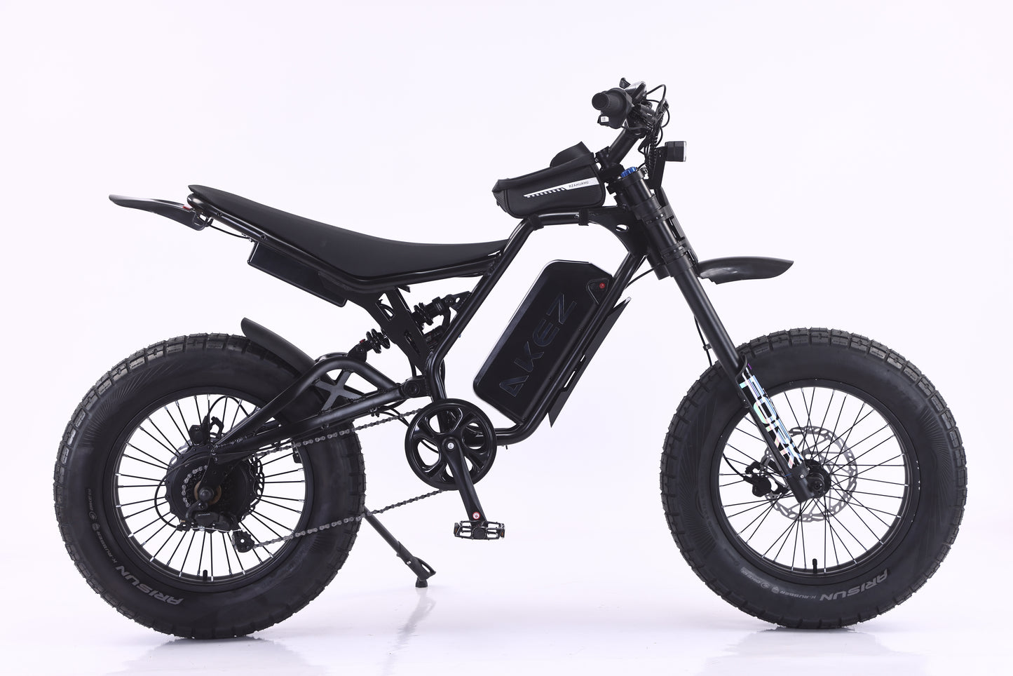 AKEZ V60 60V 2200W Electric Dirt Bike 20" Fat Tire | 140Nm Torque, 42mph+