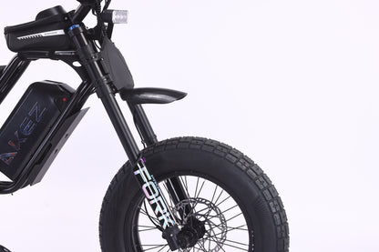 AKEZ V60 60V 2200W Electric Dirt Bike 20" Fat Tire | 140Nm Torque, 42mph+