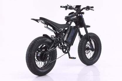 AKEZ V60 60V 2200W Electric Dirt Bike 20" Fat Tire | 140Nm Torque, 42mph+