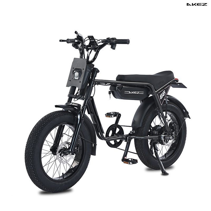 AKEZ ZX 48V 750W Fat Tire E-Bike | 20" Tires, 45 KM/H Top Speed