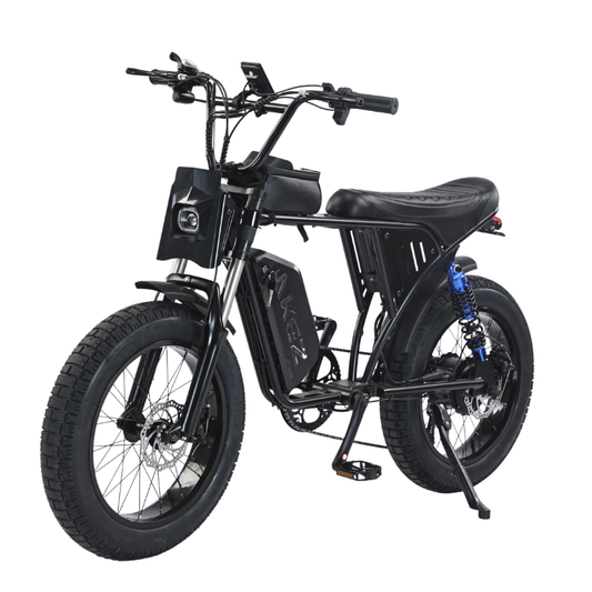 AKEZ X7 48V 750W Fat Tire Electric Bike | 20" Tires, 30 MPH Top Speed