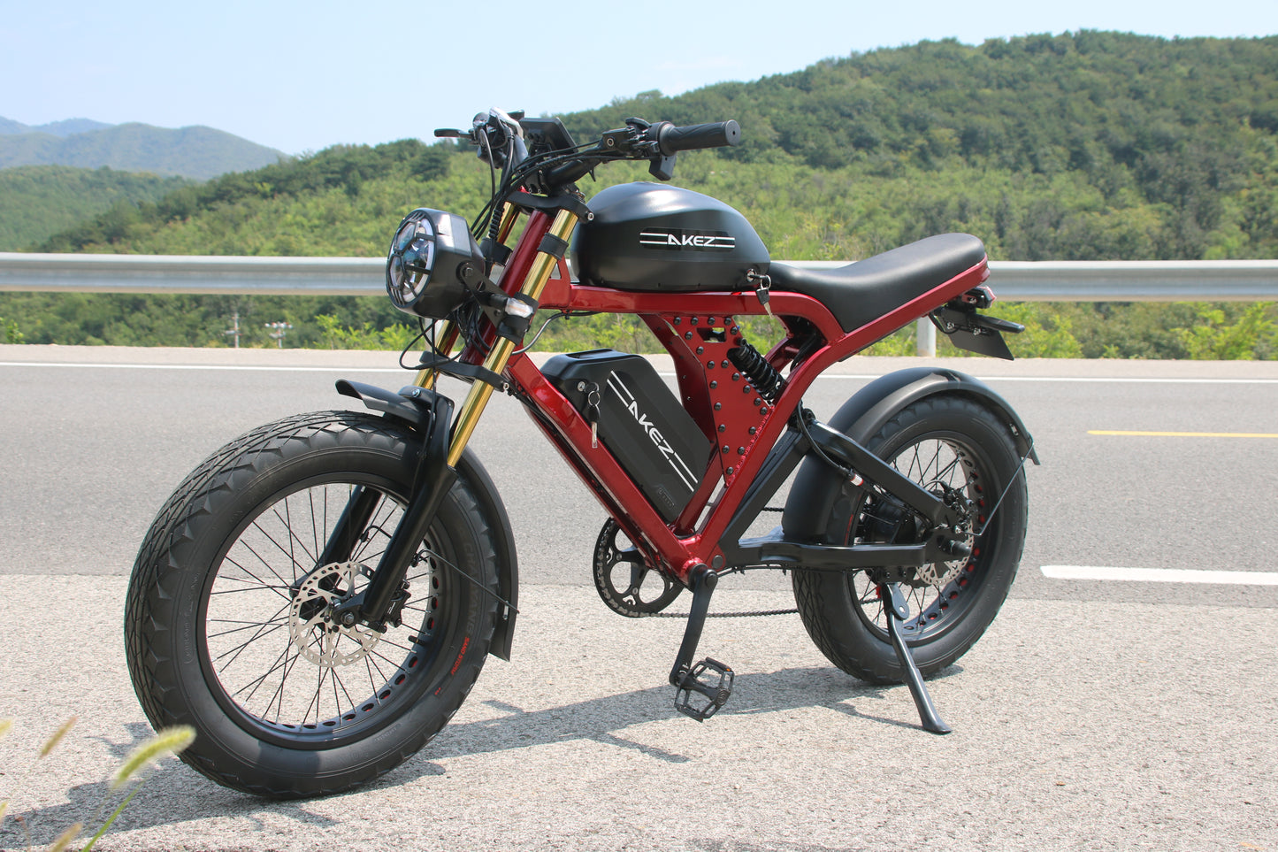 AKEZ KingKong 48V/52V 1500W Fat Tire E-Bike | 20" Tires, 55KM/H ,FREE US Shipping