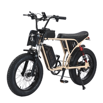 AKEZ X7 48V 750W Fat Tire Electric Bike | 20" Tires, 30 MPH Top Speed