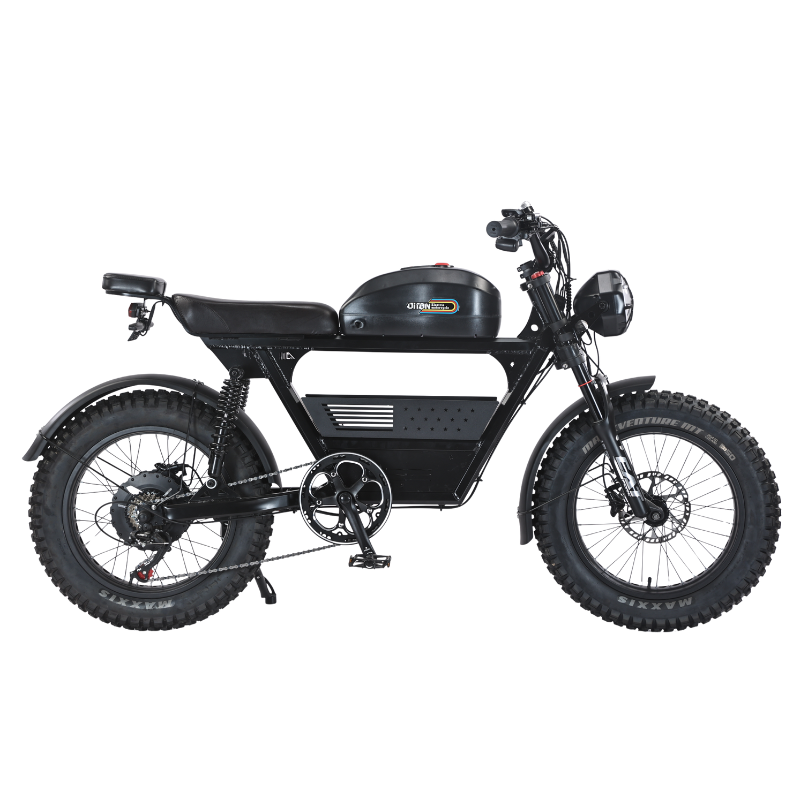 AKEZ-DITON 52V 1500W Fat Tire E-Bike | 20" Tires 30AH,Max Speed 34mph