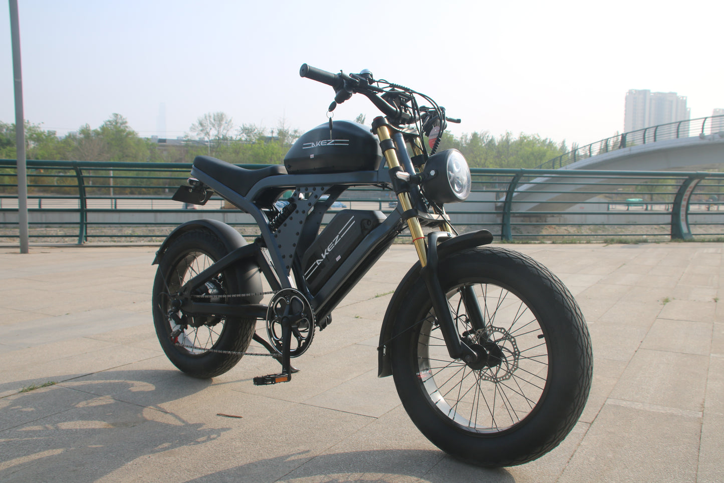 AKEZ KingKong 48V/52V 1500W Fat Tire E-Bike | 20" Tires, 55KM/H ,FREE US Shipping