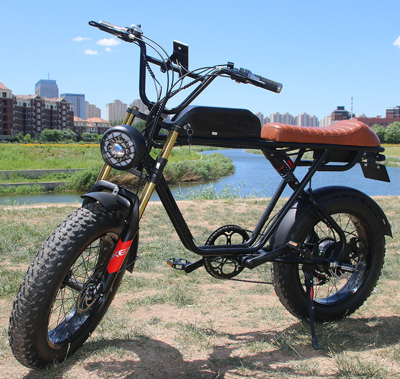 AKEZ S1 48V 750W Fat Tire E-Bike | 20" Tires, 45 KM/H Top Speed