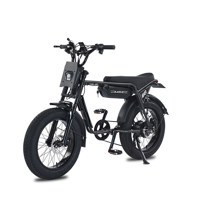 AKEZ ZX 48V 750W Fat Tire E-Bike | 20" Tires, 45 KM/H Top Speed