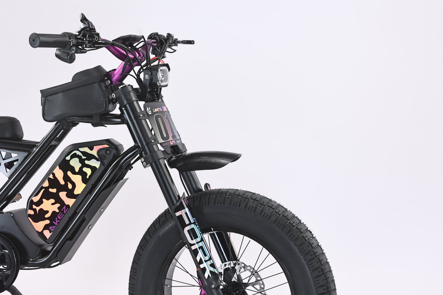 AKEZ Jaguar Pro 48V 1500W Electric Bike | 20" Fat Tires, 45 KM/H Top Speed