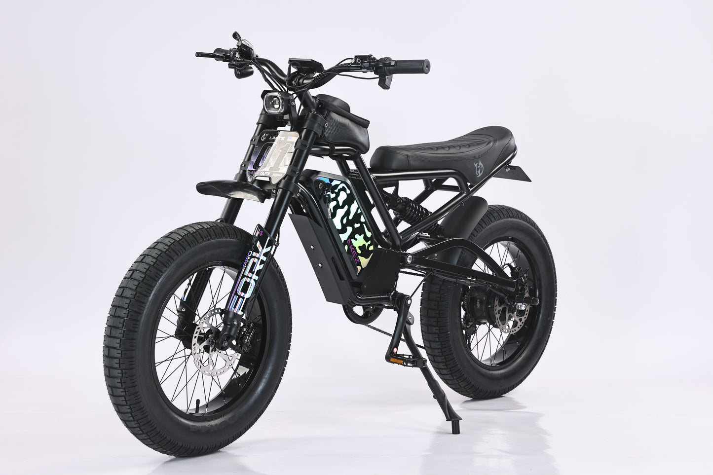 AKEZ Jaguar Pro 48V 1500W Electric Bike | 20" Fat Tires, 45 KM/H Top Speed