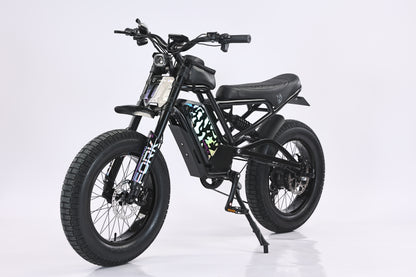 AKEZ Jaguar Pro 48V 1500W Electric Bike | 20" Fat Tires, 45 KM/H Top Speed