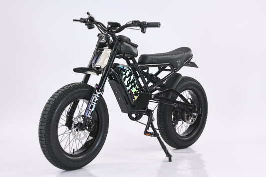 AKEZ Jaguar Pro 48V 1500W Electric Bike | 20" Fat Tires, 45 KM/H Top Speed