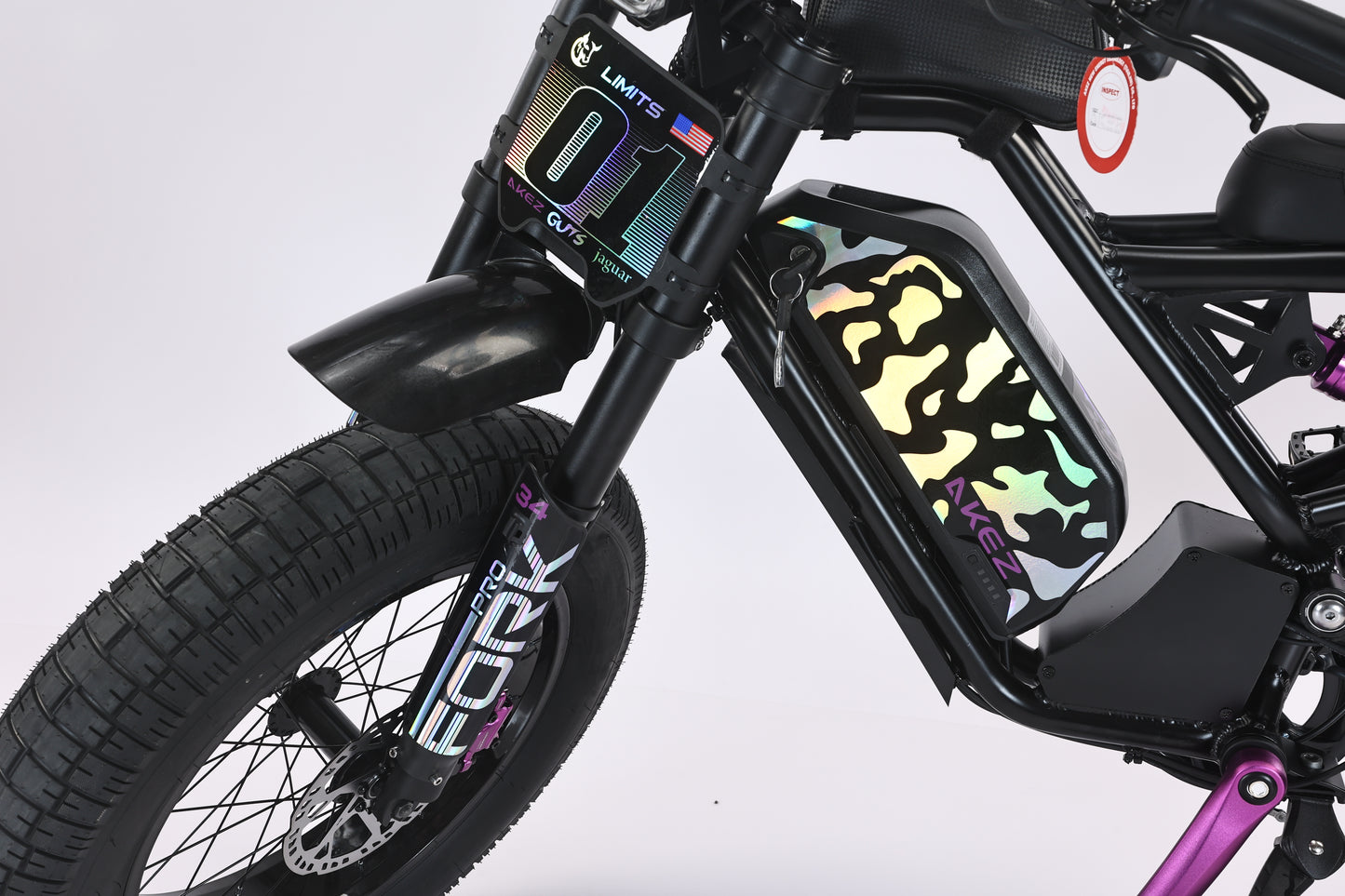 AKEZ Jaguar Pro 48V 1500W Electric Bike | 20" Fat Tires, 45 KM/H Top Speed