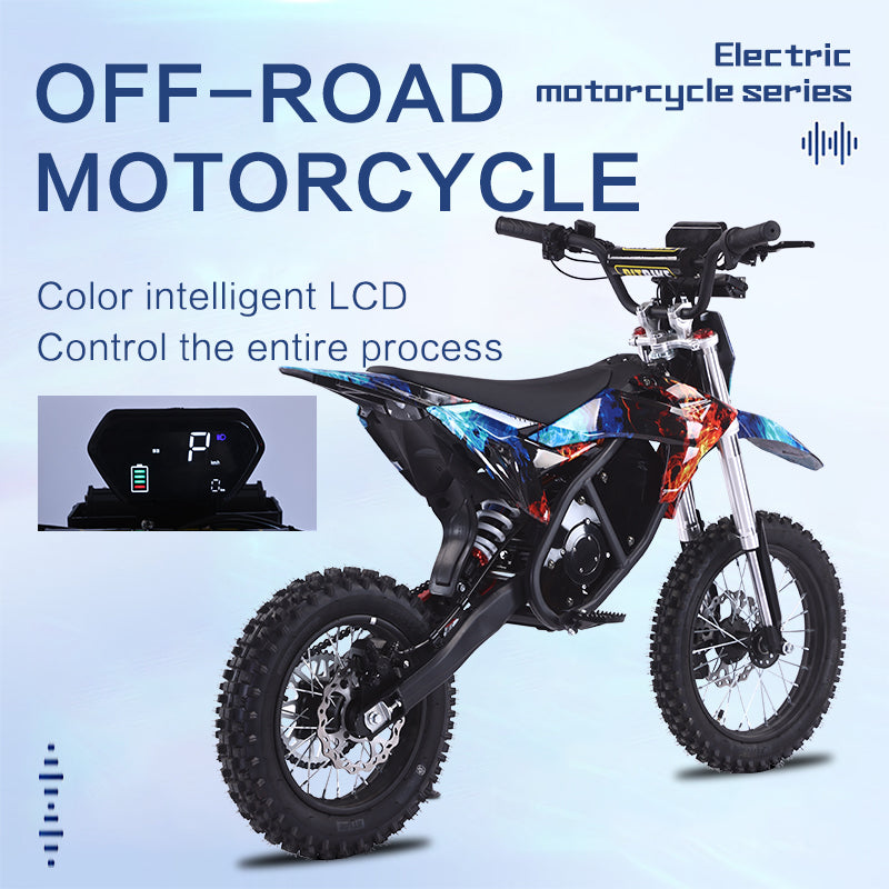 AKEZ DK-150 Electric Dirt Bike 48V 1500W | 37MPH Off-Road E-Moto