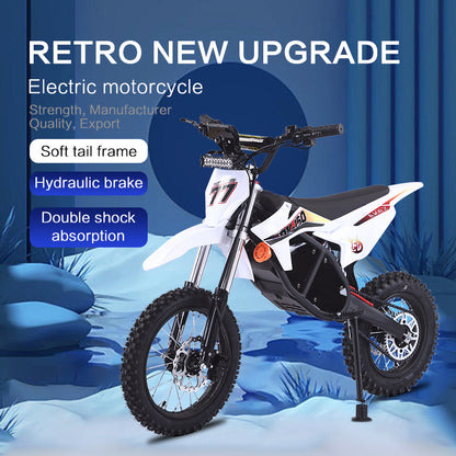 AKEZ DK-150 Electric Dirt Bike 48V 1500W | 37MPH Off-Road E-Moto