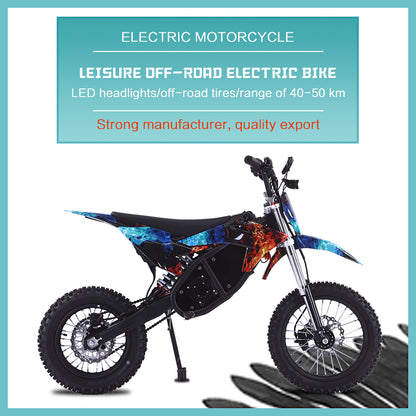 AKEZ DK-150 Electric Dirt Bike 48V 1500W | 37MPH Off-Road E-Moto