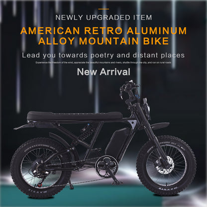 2027 AKEZ S2 RX Electric Bike | 48V 1500W Official Factory Direct