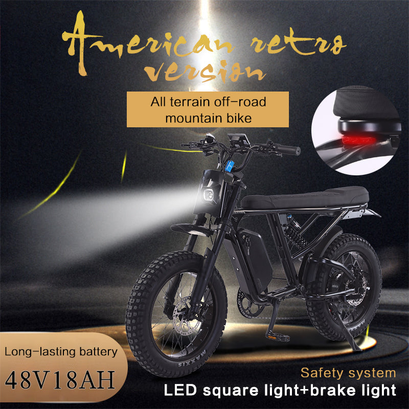 2027 AKEZ S2 RX Electric Bike | 48V 1500W Official Factory Direct