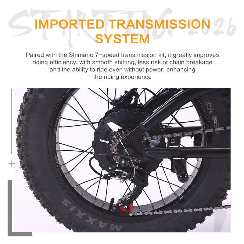 2027 AKEZ S2 RX Electric Bike | 48V 1500W Official Factory Direct
