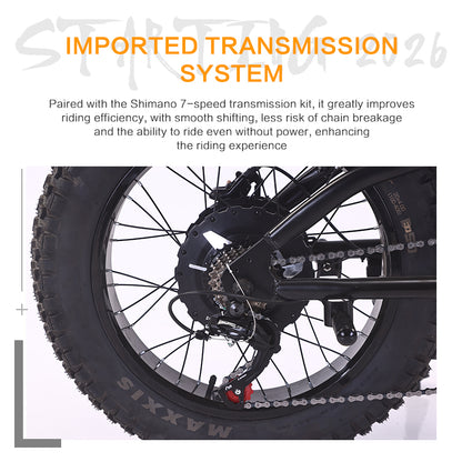 2027 AKEZ S2 RX Electric Bike | 48V 1500W Official Factory Direct