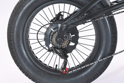 AKEZ DITON D9 52V 1500W Fat Tire E-Bike | 20" Tires, 55 KM/H Top Speed