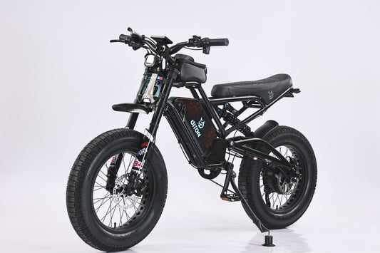 AKEZ DITON D9 52V 1500W Fat Tire E-Bike | 20" Tires, 55 KM/H Top Speed