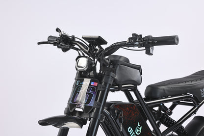 AKEZ DITON D9 52V 1500W Fat Tire E-Bike | 20" Tires, 55 KM/H Top Speed