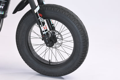 DITON S300-Factory Direct Fat Tire Electric Bike | 20" x 4.5", 44MPH High-Speed EBike