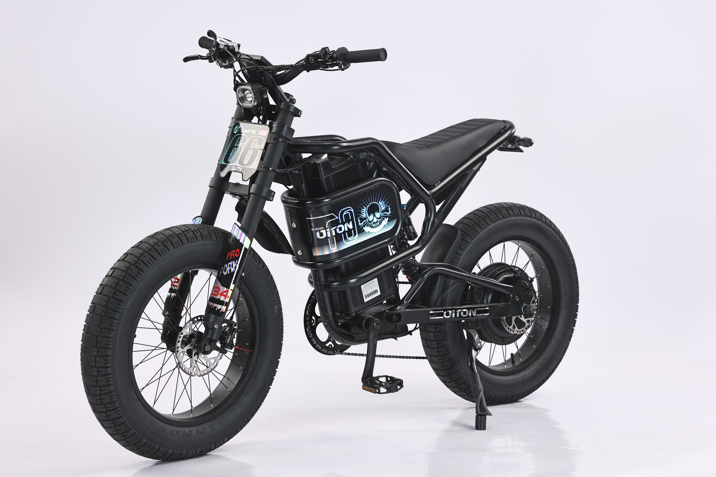 DITON S300-Factory Direct Fat Tire Electric Bike | 20" x 4.5", 44MPH High-Speed EBike