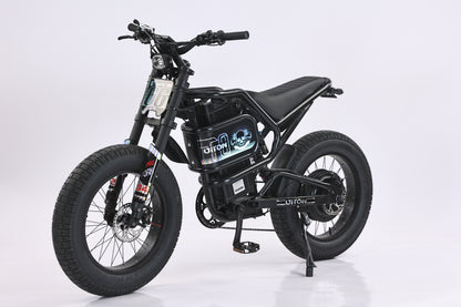 DITON S300-Factory Direct Fat Tire Electric Bike | 20" x 4.5", 44MPH High-Speed EBike