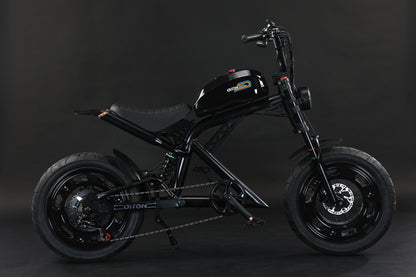 AKEZ-DITON Harley 52V 1500W Fat Tire Electric Bike | 20" Tires 30AH,Max Speed 34mph