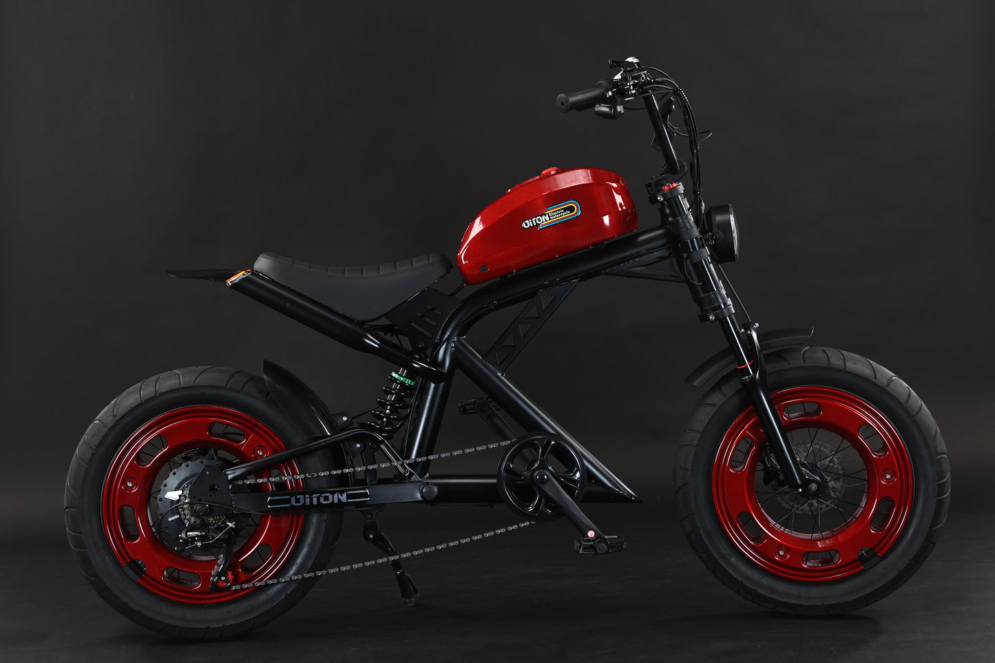 AKEZ-DITON Harley 52V 1500W Fat Tire Electric Bike | 20" Tires 30AH,Max Speed 34mph