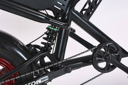 AKEZ-DITON Harley 52V 1500W Fat Tire Electric Bike | 20" Tires 30AH,Max Speed 34mph