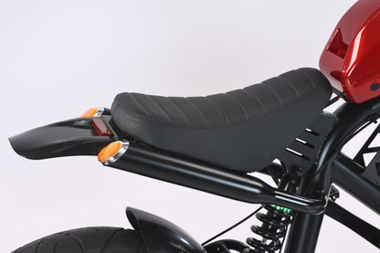 AKEZ-DITON Harley 52V 1500W Fat Tire Electric Bike | 20" Tires 30AH,Max Speed 34mph