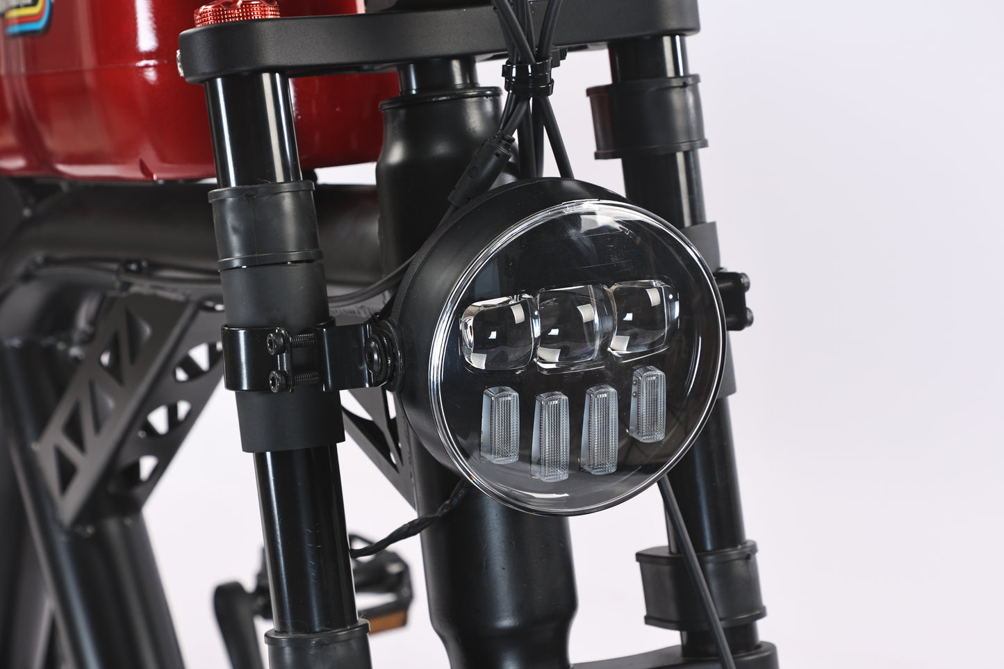 AKEZ-DITON Harley 52V 1500W Fat Tire Electric Bike | 20" Tires 30AH,Max Speed 34mph