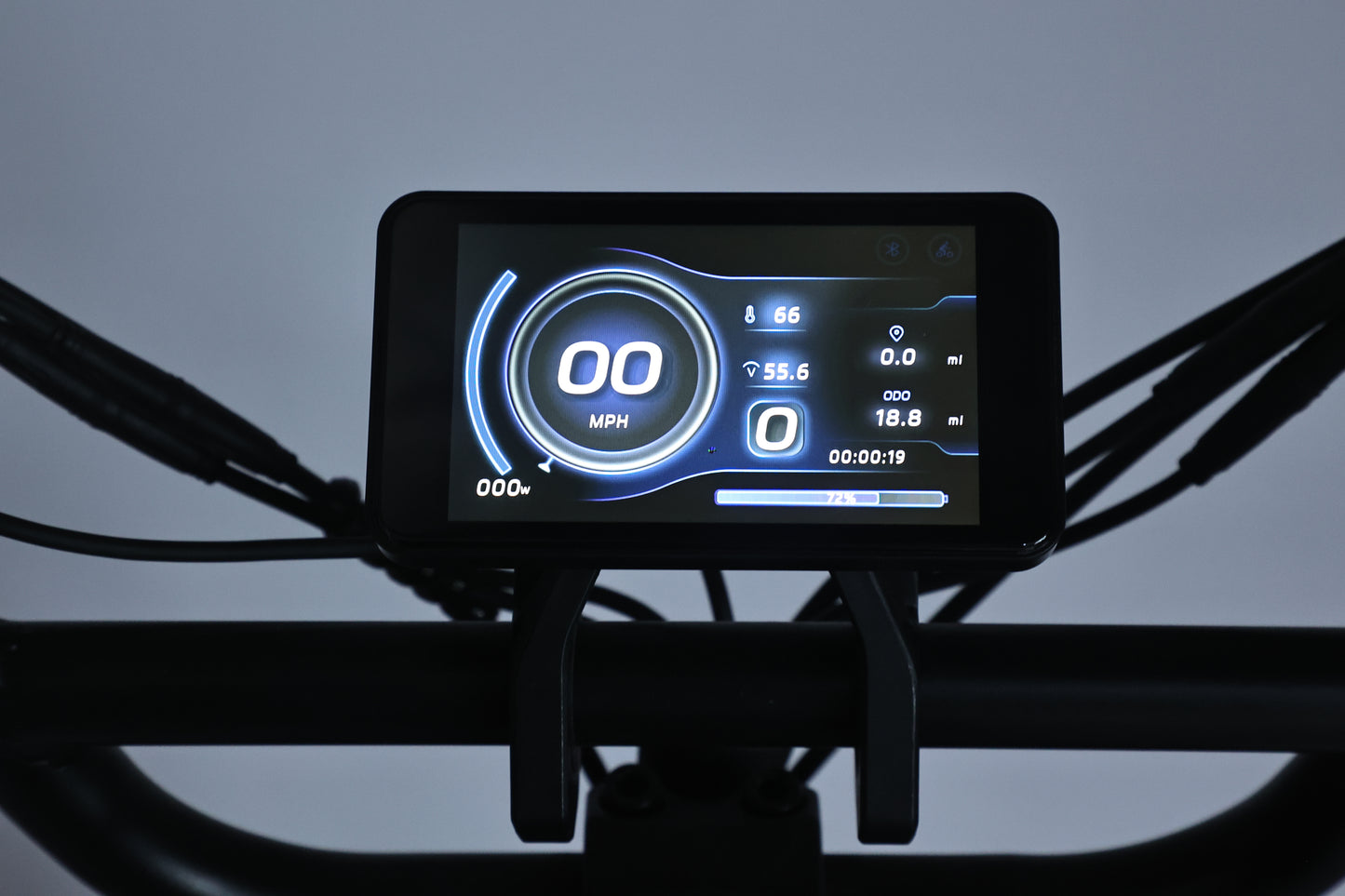 AKEZ-DITON Harley 52V 1500W Fat Tire Electric Bike | 20" Tires 30AH,Max Speed 34mph