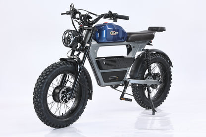 AKEZ TANK300 48V 1500W*2 Dual Motor Fat Tire E-Bike | 20" Tires 26AH/35AH