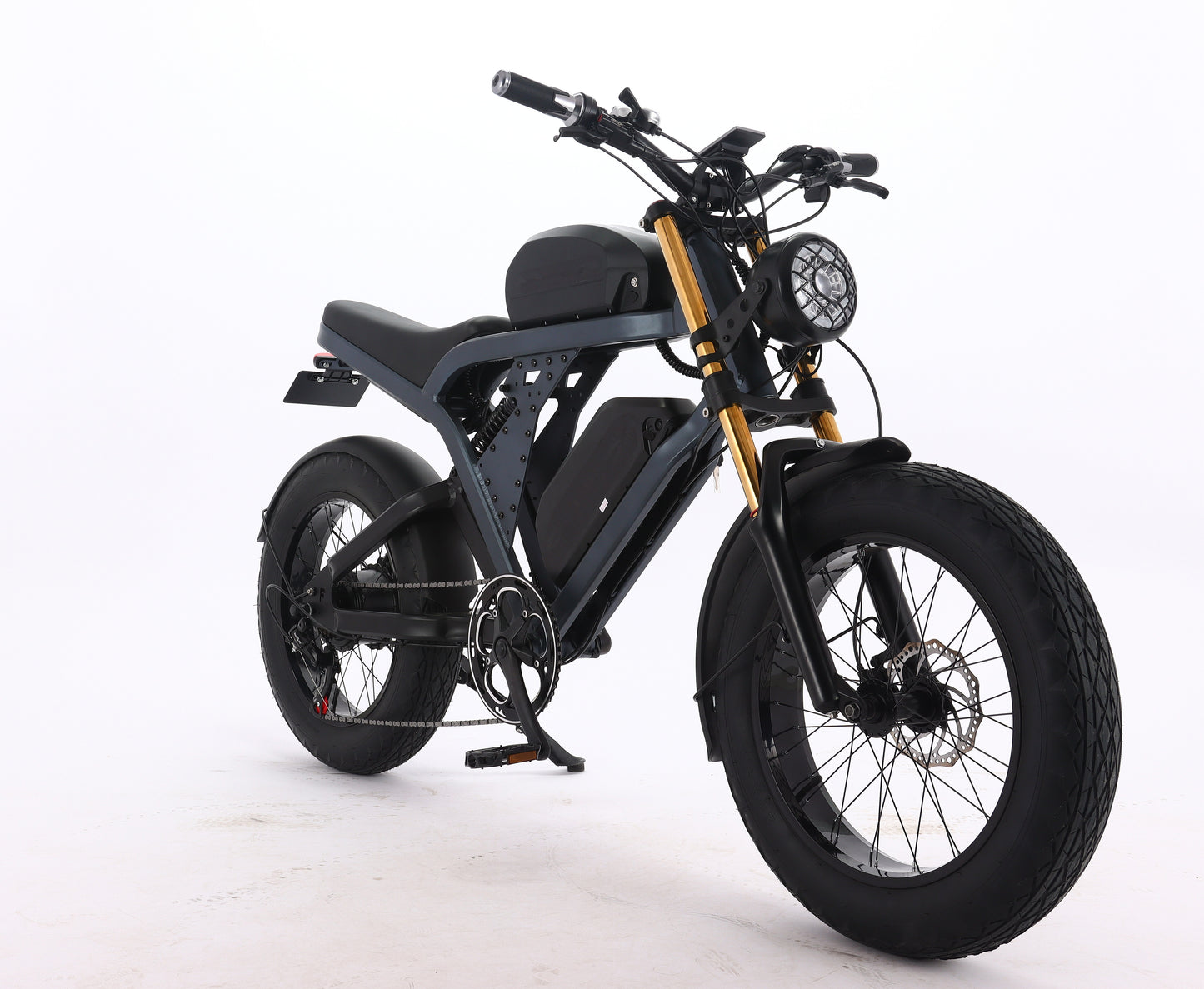 AKEZ KingKong 48V/52V 1500W Fat Tire E-Bike | 20" Tires, 55KM/H ,FREE US Shipping