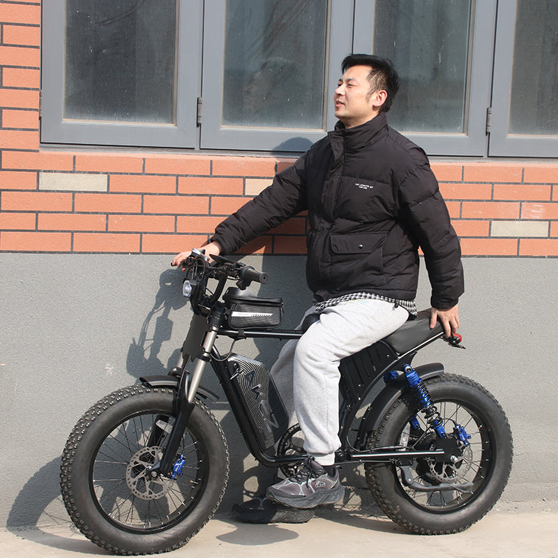 AKEZ X9-Factory Direct UL2849 1500W Electric Bike 48V 18.2Ah 28MPH Fat Tire E-Bike