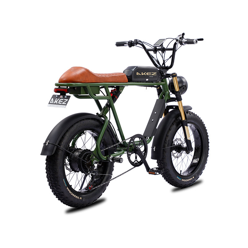 AKEZ S1 48V 750W Fat Tire E-Bike | 20" Tires, 45 KM/H Top Speed